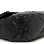 Lambskin Quilted Medium Chanel 19 Flap Black