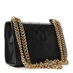 Guccissima Small Padlock Shoulder Bag Black