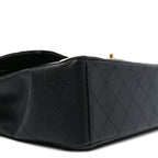 Caviar Quilted Maxi Double Flap Black