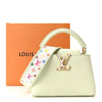 LV X TM Taurillon Mini Capucines Green