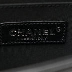 Caviar Quilted Medium Boy Flap Black