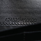 Calfskin Matelasse GG Marmont Chain Wallet Black