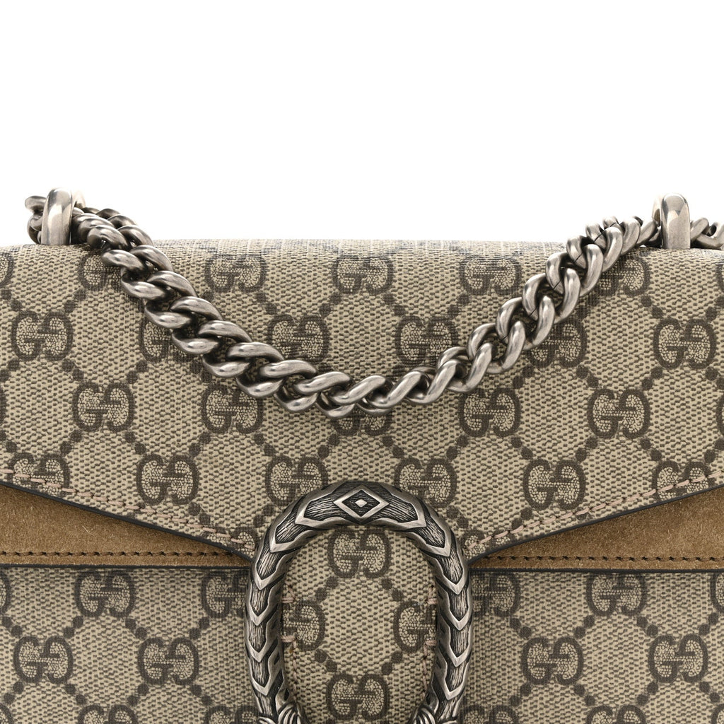 GG Supreme Monogram Mini Dionysus Shoulder Bag Taupe