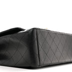 Caviar Quilted Maxi Double Flap Black