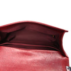 Caviar Quilted Medium Boy Flap Dark Red