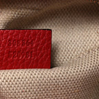 Pebbled Calfskin Small Soho Disco Bag Tabasco Red