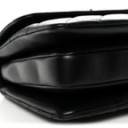 Lambskin Quilted Small Trendy CC Dual Handle Flap Bag Black