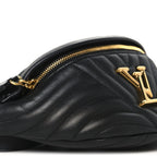 Calfskin Quilted New Wave Bumbag Black