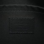 Grained Calfskin Aerogram City Keepall Black
