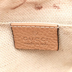 Pebbled Calfskin Small Soho Disco Bag Rose Beige