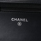 Glazed Aged Calfskin Reissue Wallet On Chain WOC So Black