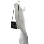 Shiny Calfskin Quilted Mini Chanel 22 Black