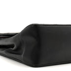 Lambskin Quilted Medium Double Flap Bijoux Chain Black