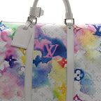 Monogram Watercolor Keepall Bandouliere 50 Multicolor