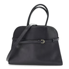 Polished Saddle Calfskin Soft Margaux 12 Black