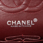 Lambskin Quilted Small Double Flap Black