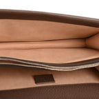 GG Supreme Monogram Textured Dollar Calfskin Top Handle Dionysus Shoulder Bag Beige Ebony New Acero