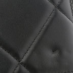 Lambskin Quilted Chanel 19 Wallet On Chain WOC Black