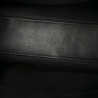 Polished Saddle Calfskin Small Alexia Bag Black