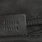 GG Supreme Monogram Web Flap Messenger Bag Black
