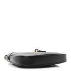 Calfskin Small Jackie Shoulder Bag Black