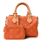 Calfskin Monogram Speedy P9 Bandouliere 20 Ochre