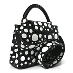 LV X YK Taurillon Capucines BB Black White