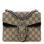 GG Supreme Monogram Mini Dionysus Shoulder Bag Black