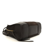 Suede Calfskin Large Amazona 180 Dark Chestnut