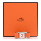 Stainless Steel Swift 21mm Heure H Hour Quartz Watch Orange