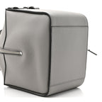 Grained Calfskin Mini Hammock Shoulder Bag Pearl Grey