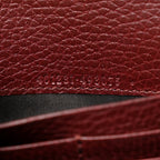 Dollar Calfskin Crystal Mini Dionysus Chain Wallet Vintage Bordeaux