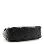 Lambskin Quilted Medium Chanel 19 Flap Black