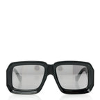 Acetate Paula's Ibiza Dive In Mask Sunglasses LW40064U Black Silver