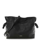 Nappa Medium Flamenco Knot Bag Black