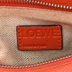 Grained Calfskin Small Puzzle Bag Orange