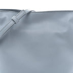 Calfskin Mini Flamenco Knot Clutch Dusty Blue