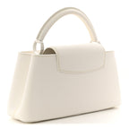 Taurillon Capucines East West MM Optic White