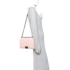 Lambskin Quilted New Medium Boy Flap Light Pink