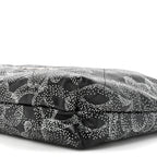 Printed Calfskin Quilted Chanel 22 Black
