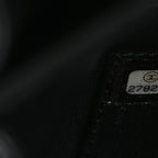 Caviar Quilted Small CC Filigree Vanity Case Beige Black