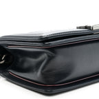 Calfskin Embossed Medium Paris Salzburg Boy Flap Navy