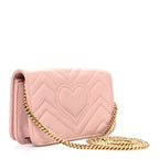 Calfskin Matelasse GG Marmont Mini Bag  Perfect Pink