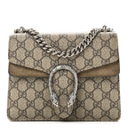 GG Supreme Monogram Mini Dionysus Shoulder Bag Taupe