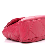 Goatskin Quilted Large Chanel 19 Flap Pink