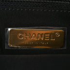 Tweed Quilted Maxi Chanel 19 Flap Black Ecru White