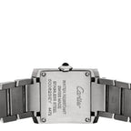 Stainless Steel 21mm Tank Francaise Quartz Watch Silver