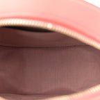 Lambskin Quilted Chanel 19 Round Clutch With Chain Pink