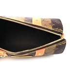 X NIGO Reverse Monogram Stripes City Keepall Bandouliere Brown