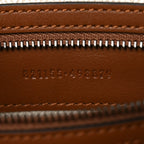 GG Supreme Monogram Textured Calfskin Emblem Small Crossbody Beige Ebony Old Sundial